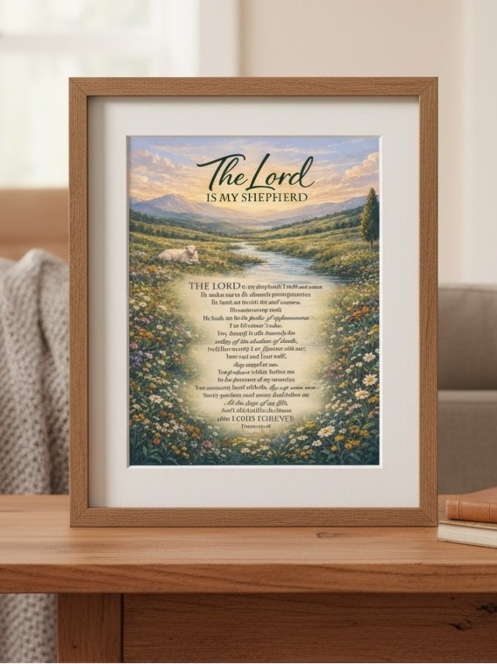 DDS Art Print, 8x10, Bible Verse, Paper Print, Unframed, Nature Series